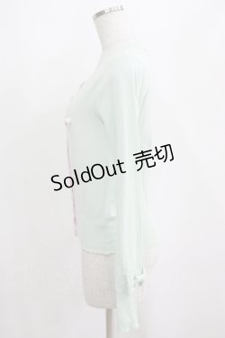 画像2: Angelic Pretty / Bunny刺繍ニットカーディガン Free ミント H-25-04-05-057-AP-TO-NS-ZH