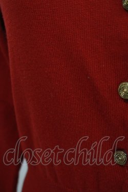 画像4: Angelic Pretty / British Crown刺繍ニットカーディガン Free ワイン H-25-04-05-058-AP-TO-NS-ZH
