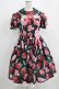画像1: Angelic Pretty / Fresh Strawberry Dinerワンピース Free ブラック H-25-04-05-007-AP-OP-NS-ZH (1)