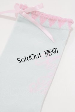 画像2: Angelic Pretty / ハートピコットリボンクルー丈ソックス  サックス H-25-04-05-064-AP-ZA-NS-ZH