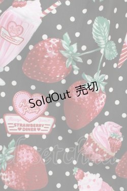 画像4: Angelic Pretty / Fresh Strawberry Dinerワンピース Free ブラック H-25-04-05-007-AP-OP-NS-ZH