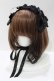 画像1: BABY,THE STARS SHINE BRIGHT / Sweetie Fairy taleあかずきんちゃんヘッドドレス  ブラック H-25-04-05-079-BA-AC-NS-ZH (1)