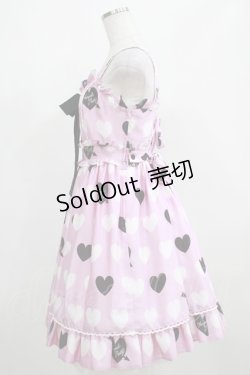 画像2: Angelic Pretty / Dolly Heartジャンパースカート Free ピンク H-25-04-05-008-AP-OP-NS-ZH