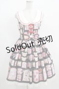 Angelic Pretty / Sunny Day Brunchジャンパースカート Free ブラック H-25-04-05-010-AP-OP-NS-ZH