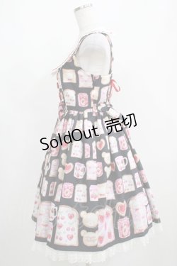 画像2: Angelic Pretty / Sunny Day Brunchジャンパースカート Free ブラック H-25-04-05-010-AP-OP-NS-ZH