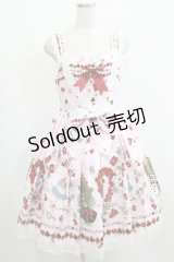 BABY,THE STARS SHINE BRIGHT / TRUMP ALICE柄ジャンパースカートI Free ピンク H-25-04-05-011-BA-OP-NS-ZH