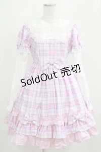 Angelic Pretty / Sprinkle Heart Tartanワンピース Free シロ H-25-04-05-002-AP-OP-NS-ZH