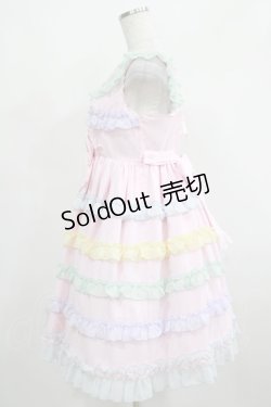 画像2: Angelic Pretty / しゃぼん玉ジャンパースカート(2023) Free ピンク H-25-04-05-013-AP-OP-NS-ZH