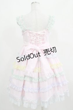 画像3: Angelic Pretty / しゃぼん玉ジャンパースカート(2023) Free ピンク H-25-04-05-013-AP-OP-NS-ZH