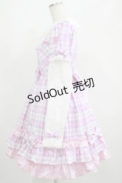 画像2: Angelic Pretty / Sprinkle Heart Tartanワンピース Free シロ H-25-04-05-002-AP-OP-NS-ZH
