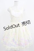 Angelic Pretty / Dreamyベビールームジャンパースカート Free イエロー H-25-04-05-016-AP-OP-NS-ZH