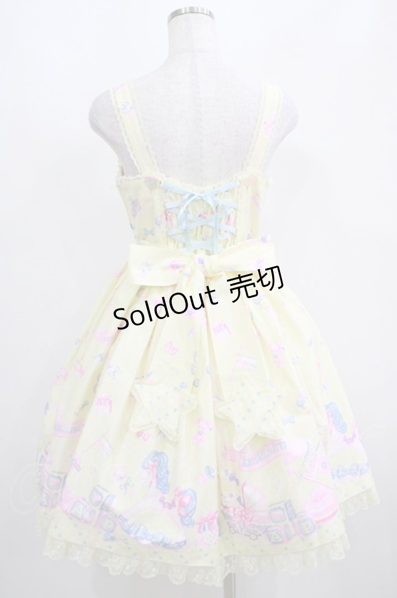 画像3: Angelic Pretty / Dreamyベビールームジャンパースカート Free イエロー H-25-04-05-016-AP-OP-NS-ZH (3)