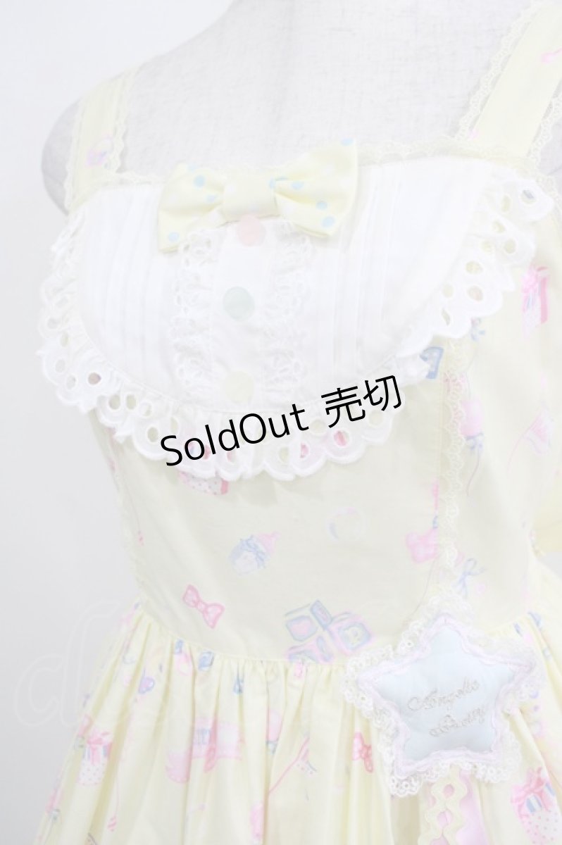 画像5: Angelic Pretty / Dreamyベビールームジャンパースカート Free イエロー H-25-04-05-016-AP-OP-NS-ZH (5)