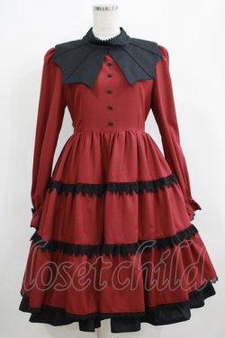 画像1: ALICE and the PIRATES / Vampire Dollワンピース Free ボルドー H-25-04-05-019-PA-OP-NS-ZH