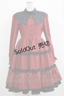 画像1: ALICE and the PIRATES / Vampire Dollワンピース Free ボルドー H-25-04-05-019-PA-OP-NS-ZH
