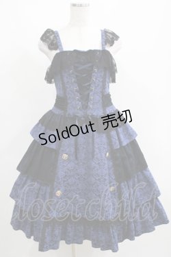 画像1: ALICE and the PIRATES / Sweet Devilジャンパースカート Free ネイビー H-25-04-05-020-PA-OP-NS-ZH