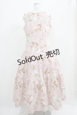 画像3: PINK HOUSE / ポストカードプリントノースリーブワンピース Free ピンク H-25-04-05-022-LO-OP-NS-ZH