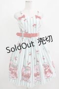 Angelic Pretty / Cherry Stampジャンパースカート Free ミント H-25-04-05-003-AP-OP-NS-ZH
