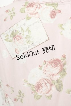 画像4: PINK HOUSE / ポストカードプリントノースリーブワンピース Free ピンク H-25-04-05-022-LO-OP-NS-ZH