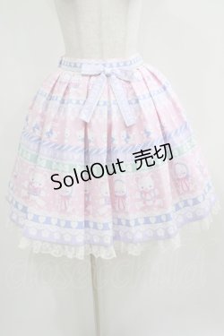 画像1: Angelic Pretty / Fancy Borderスカート Free ピンク H-25-04-05-024-AP-SK-NS-ZH