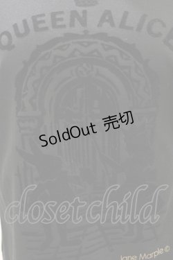 画像3: Jane Marple / Queen Aliceティーシャツ R ブラック H-25-04-06-036-JM-TO-KB-ZH