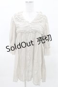 Jane Marple Dans Le Salon / ギャザーチュニックブラウス  ベージュ H-25-04-06-040-JM-BL-KB-ZH