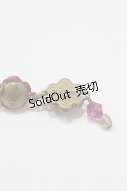 画像3: Michal Negrin / フラワーチャームピアス  ゴールド×ピンク H-25-04-06-007-LO-AC-KB-ZH