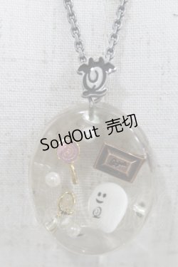 画像1: Q-pot. / プチベビーゴーストつまみ食いネックレス   H-25-04-06-008-QP-AC-KB-ZH