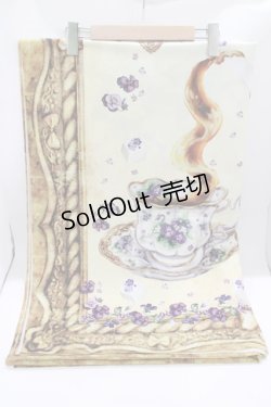 画像1: Enchantlic Enchantilly / すみれのお茶会ハンガーカバー  アイボリー H-25-04-06-1034-LO-ZA-NS-ZH