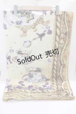 画像2: Enchantlic Enchantilly / すみれのお茶会ハンガーカバー  アイボリー H-25-04-06-1034-LO-ZA-NS-ZH