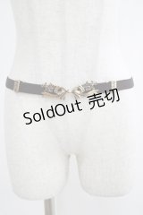 axes femme / 調節リトルリボンゴムベルト  ブラウン H-25-04-06-1038-AX-AC-NS-ZH