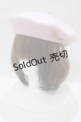 Enchantlic Enchantilly / ロゴプリントベレー  ピンク H-25-04-06-1040-LO-AC-NS-ZH