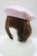 画像1: Enchantlic Enchantilly / ロゴプリントベレー  ピンク H-25-04-06-1040-LO-AC-NS-ZH (1)