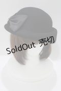 axes femme / リボン付ウールフェルトハット  ブラック H-25-04-06-1045-AX-AC-NS-ZH