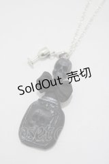 BooDo堂 / 死の毒薬瓶のネックレス  ブラック H-25-04-06-1054-GO-AC-NS-ZH