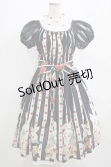 Enchantlic Enchantilly / 不思議の国のQueen Catワンピース Free ブラック H-25-04-06-1005-LO-OP-NS-ZH