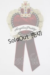 Angelic Pretty / Noble Heartクリップブローチ  ボルドー H-25-04-06-1058-AP-AC-NS-ZH