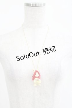 画像2: Alice Garden Rose / 赤ずきんのうさぎペンダント  レッド H-25-04-06-1061-PA-AC-NS-ZH