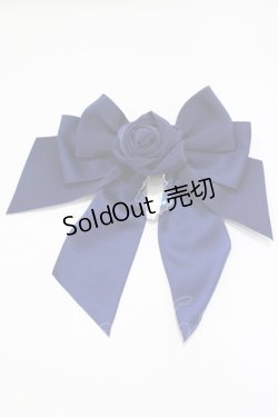 画像1: Enchantlic Enchantilly / ローズリボンブローチ  ネイビー H-25-04-06-1066-LO-ZA-NS-ZH