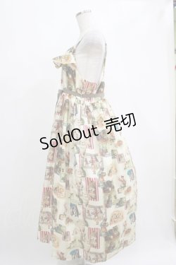 画像2: Perla nell' ostrica / ヴィンテージキャットキャミワンピース Free アイボリー H-25-04-06-1001-EL-OP-NS-ZH