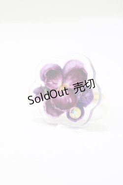 画像1: Enchantlic Enchantilly / Dolled up Ring〜すみれ〜  ゴールド H-25-04-06-1069-LO-AC-NS-ZH