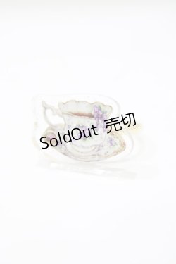 画像1: Enchantlic Enchantilly / Dolled up Ring〜すみれのティーカップ〜 Free ゴールド H-25-04-06-1072-LO-AC-NS-ZH
