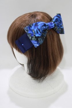 画像1: Enchantlic Enchantilly / 幻影薔薇城〜コウモリ公爵からの招待状〜リボンコーム  青い夜 H-25-04-06-1079-LO-AC-NS-ZH