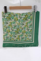 Fi.n.t / 10th Anniversaryスカーフ  GREEN H-25-04-06-1081-CA-ZA-NS-ZH