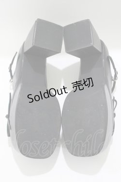 画像4: Me roir / サイドリボン合皮ローファー L ブラック H-25-04-06-1083-GO-SH-NS-ZH