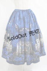 Enchantlic Enchantilly / 幻影薔薇城〜コウモリ公爵からの招待状〜スカート Free 青い夜 H-25-04-06-1008-LO-SK-NS-ZH