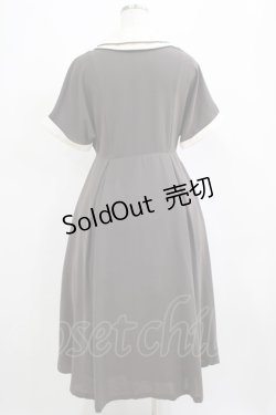 画像3: an another angelus / パイピング使いダブルクレリック衿ワンピース Free BROWN H-25-04-06-1010-CA-OP-NS-ZH