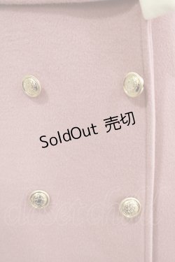 画像4: 【SALE】Me roir / 配色ドーリーロングコート M ピンク H-25-04-06-1013-GO-CO-NS-ZT-C057