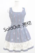 Ank Rouge / レジメン鍵パネルジャンパースカート M ネイビー H-25-04-06-1014-CA-OP-NS-ZH