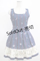 Ank Rouge / レジメン鍵パネルジャンパースカート M ネイビー H-25-04-06-1014-CA-OP-NS-ZH